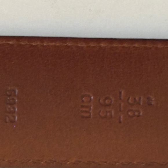 COACH BLACK LEATHER BELT WITH SILVER BUCKLE SIZE LARGE 38 REALLY NICE CONDITION - Picture 5 of 6